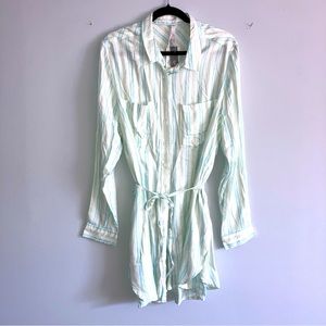 Melissa McCarthy plaids Shirt dress or Tunic. NWT and lovely Spring colors.